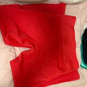 Red adidas x ivypark leggings